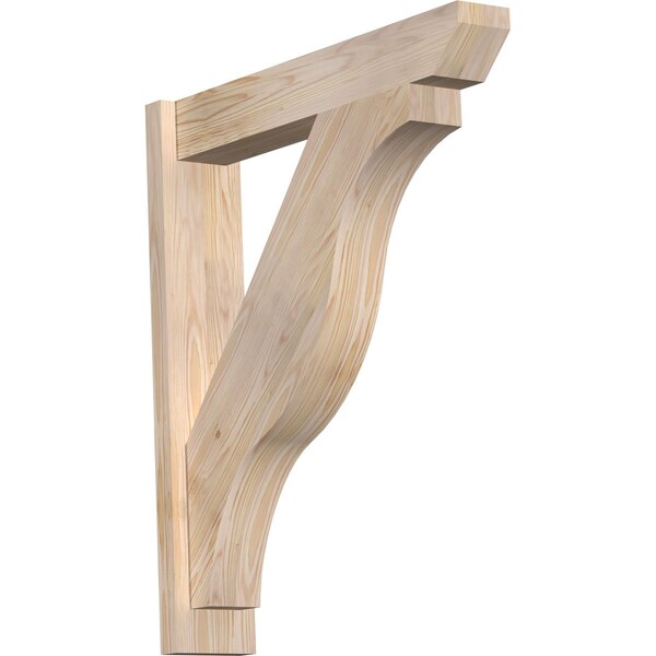 Ekena Millwork Funston Slat Smooth Outlooker, Douglas Fir, 5 1/2"W x 28"D x 32"H OUT06X28X32FST06SDF - main